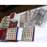 A large quantity of assorted coinage, loose and in albums