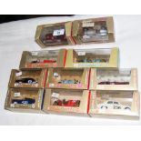 Ten boxed Brumm die-cast racing cars