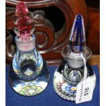 A Perthshire paperweight scent bottle and one other