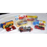 Dinky Toy 108, Corgi Toy 218 and 330 - all in reproduction boxes