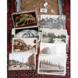 A quantity of old topographical postcards