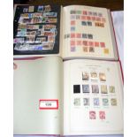 Two albums containing collectable stamps - Australia and States