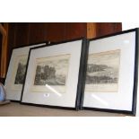 A set of GEORGE BRANNON engravings of the Isle of Wight, including Appley