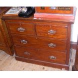 Edwardian mahogany chest of drawers