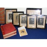 A quantity of antique engravings relating to Horatio Nelson, Admirals, etc., together with three