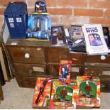 Selection of new boxed "Dr Who" figures, characters, etc.