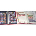 An album of Canada stamps - Queen Victoria to Elizabeth II, plus large Stock Book of USA stamps