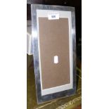 A silver rectangular photo frame - 32cm x 15cm