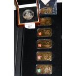 Various collectable coinage, including "Limited Edition Commemorative Ingot Series"