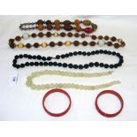 Oriental bangles, necklaces