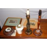 Wall barometer, engravings, etc. (upstairs)