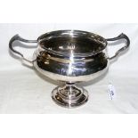 A large silver "Dacca Races" presentation trophy - 1910 Civil Service - 18cm high - 31 troy ounces