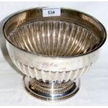 A silver "Calcutta Kennel Club" trophy - 1910 - 12.7 troy ounces