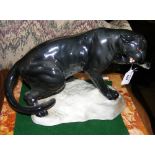 A large Beswick Big Cat ornament No.1702