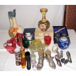 Selection of collectable ceramic and glassware (upstairs)