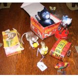 Tinplate Tri-ang "Kitty and Butterfly" - boxed, etc.