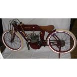 TO BE SOLD AT 12 NOON PRECISELY - A replica motorcycle of a 1910 Indian Board Track Racer
