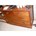 Antique chest of two short and two long drawers