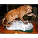 A Beswick Big Cat ornament No.1702