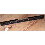 A J Rabone & Sons steel and brass spirit level - 61cm long