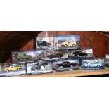 Selection of boxed die-cast model vehicles, including Ford Mustang