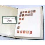 Album containing GB stamps - Queen Victoria to Queen Elizabeth - includes 1840 1d Black or 2d Blue