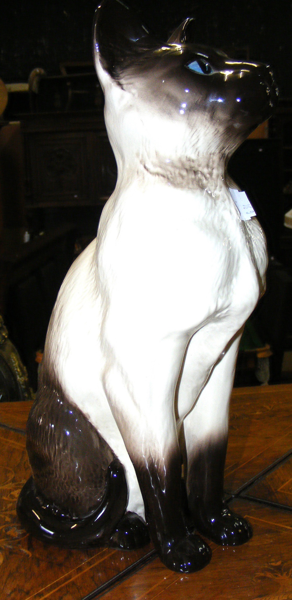 A 35cm high Beswick Siamese Cat ornament