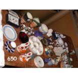 A large selection of collectable ceramic ware, including Royal Doulton and other