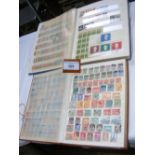 An album containing collectable stamps from around the world and one other