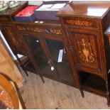 Inlaid Edwardian rosewood sideboard - 136cm