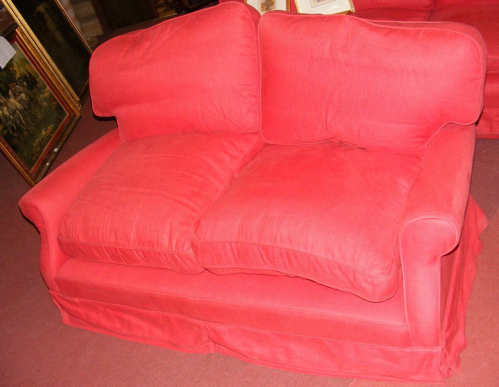 The matching two seater settee