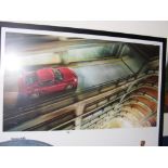 An original showroom poster for the Porsche Cayman GTS - 74cm x 100cm