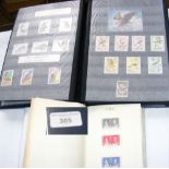 Album containing collectable stamps from around the world and one other