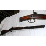 Antique percussion rifle - 100cm long