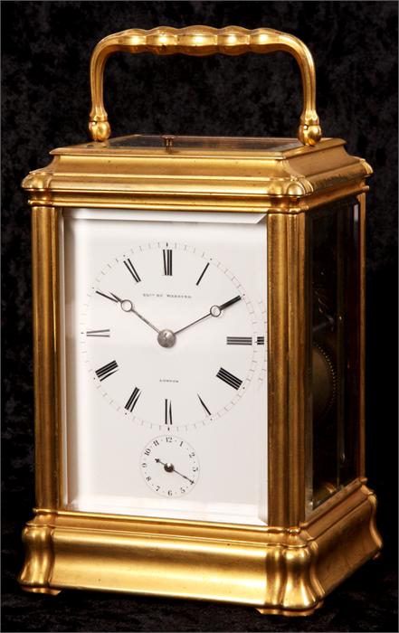 ROBLIN & FILS FRÉRES A PARIS No 887 A fine late 19th Century French Gilt Brass gorge case GRAND - Image 2 of 7