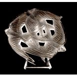 R. LALIQUE HIRONDELLES SEAL (CACHET) 5cm high - signed R.Lalique.