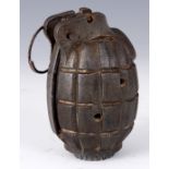 A WW2 MILLS No.36M MK 1 HAND AND RIFLE GRENADE dated to the base 1941.