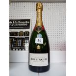 Bottle of Bollinger Champagne 75cl