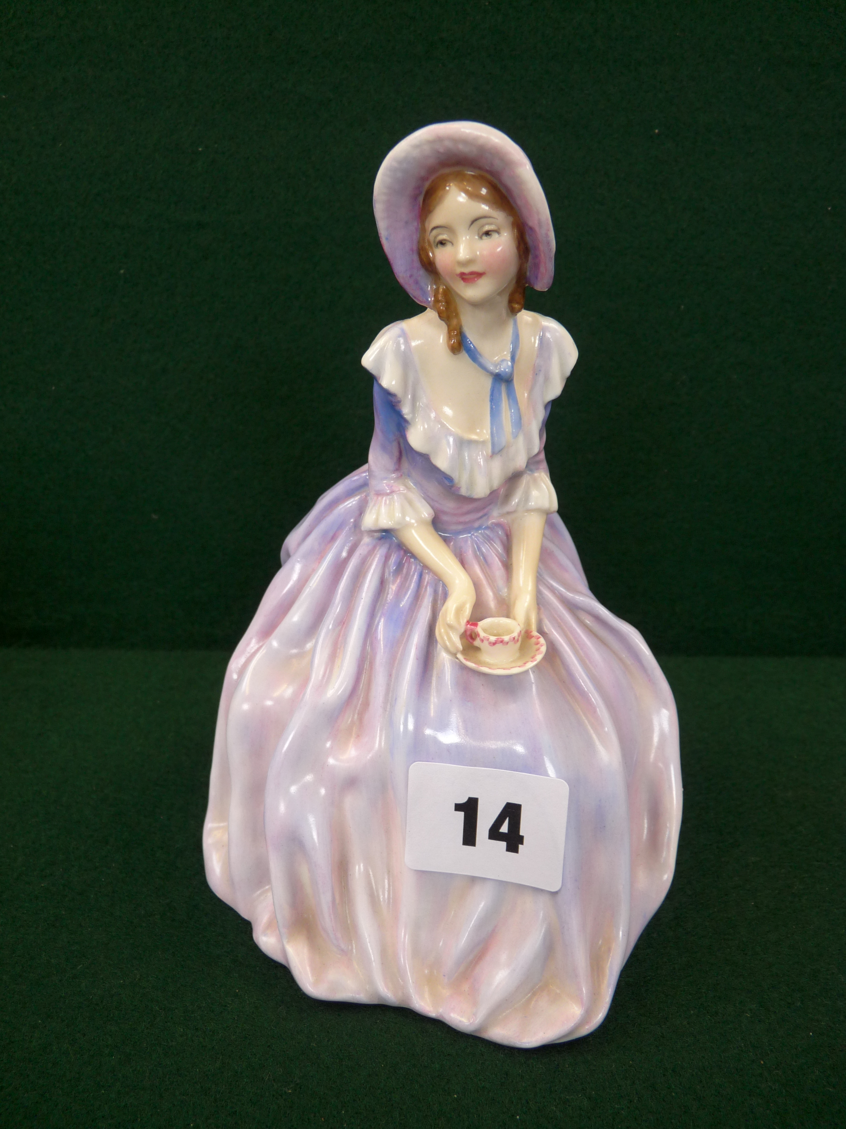 Royal Doulton '4 0'clock' HN1760 figurine, hand painted mark to base, 16cm in height