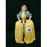 Royal Doulton 'Patricia' HN1414 figurine, hand painted mark to base, 21.5cm in height