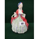 Royal Doulton 'Sibell' HN1668 figurine, hand painted mark to base, 17cm in height