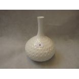 Contemporary Meissen Golf ball design bud vase, 25cm in Height