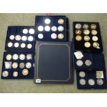 Large Collection of £5 and Proof Coins and a Folder of Coins