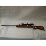 BSA Supersport .22 Spring Loaded Air Rifle with Hawke Scope