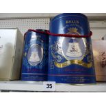 2 Boxed Bells Wade Whisky Bells for Princess Eugenie and 1990 Queen Mother