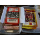 Liverpool Football Club programmes Inc. 1982/83 official match day programmes, 1979/80 Home game