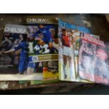 Liverpool Football Club programmes Inc. Chelsea, United Review, Alan Hanson signed, Frank Lampard