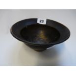 1960s Studio pottery bowl in the manner of Lucie Rie DBE / Hans Coper 15cm in Diameter, impressed