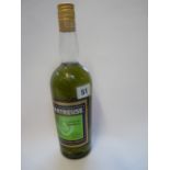 Bottle of Chartreuse Liqeur