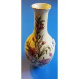 A Zsolnay Pecs handpainted floral vase